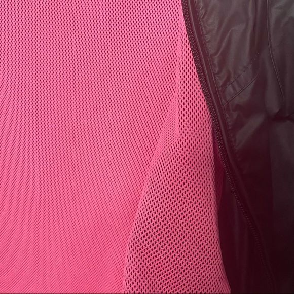 Superdry Japan Women's Zip Up Black Pink Windcheater Windbreaker Jacket Size M - Picture 8 of 10